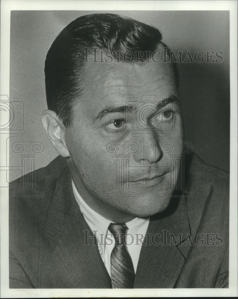 1966 Edwin D. Etherington, President of American Stock Exchange. - Historic Images
