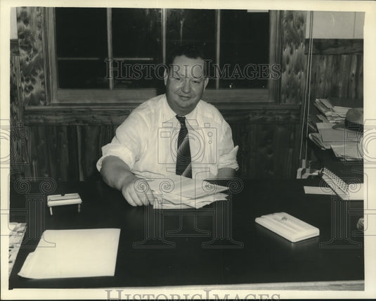 1941 Press Photo Marion F. Fonnaly in Office - nob03721 - Historic Images