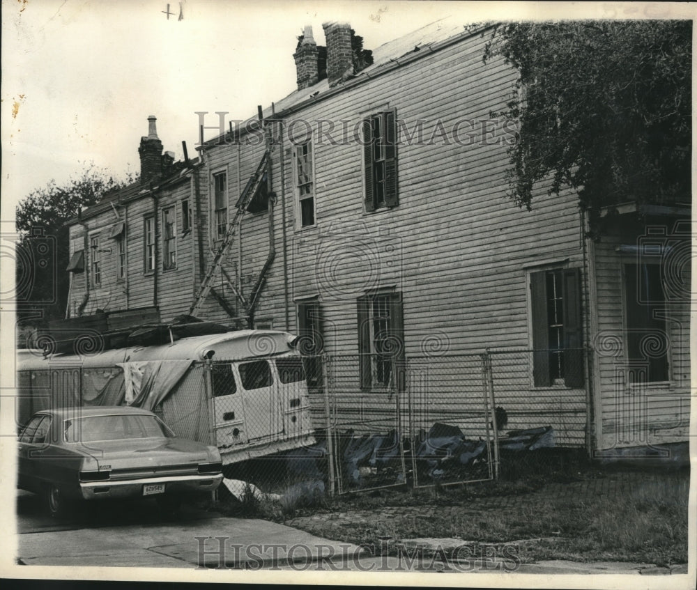 1973 Press Photo Deteriorated homes along Esplanade Avenue - nob03993 - Historic Images