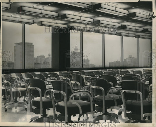 1962 Press Photo View looking out of 13th floor conference room of new building - Historic Images