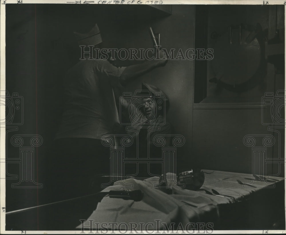 1960 Press Photo Murderer smashed fire patrolman&#39;s skull. - nob04103 - Historic Images