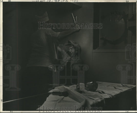 1960 Press Photo Murderer smashed fire patrolman's skull. - nob04103 - Historic Images