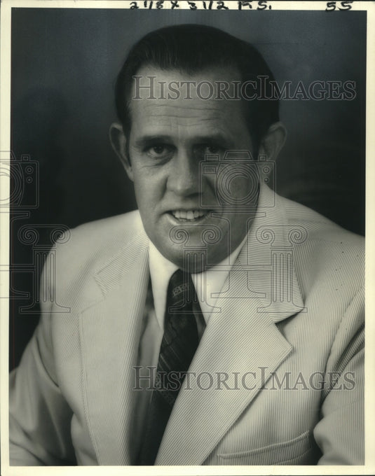 1979 Press Photo Maurice Eagan, President, Louisiana Surplus Line Association - Historic Images