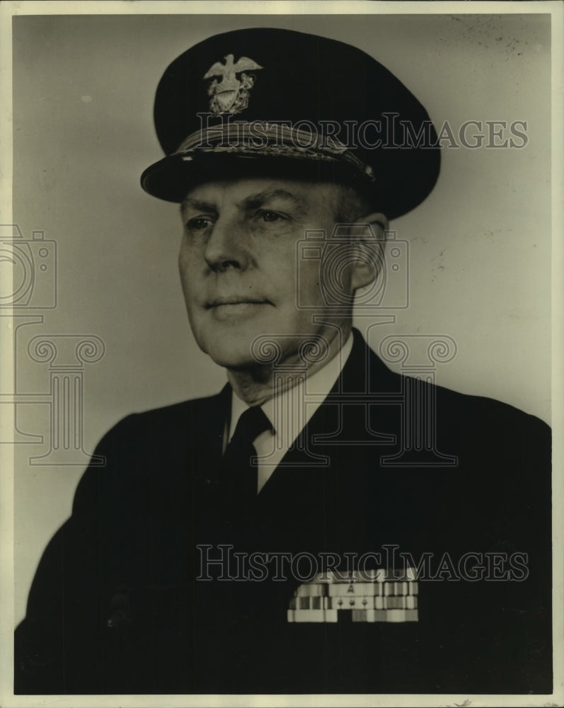 1959 Rear Adm. S.R. Clark, speaker at Chamber of Commerce luncheon - Historic Images