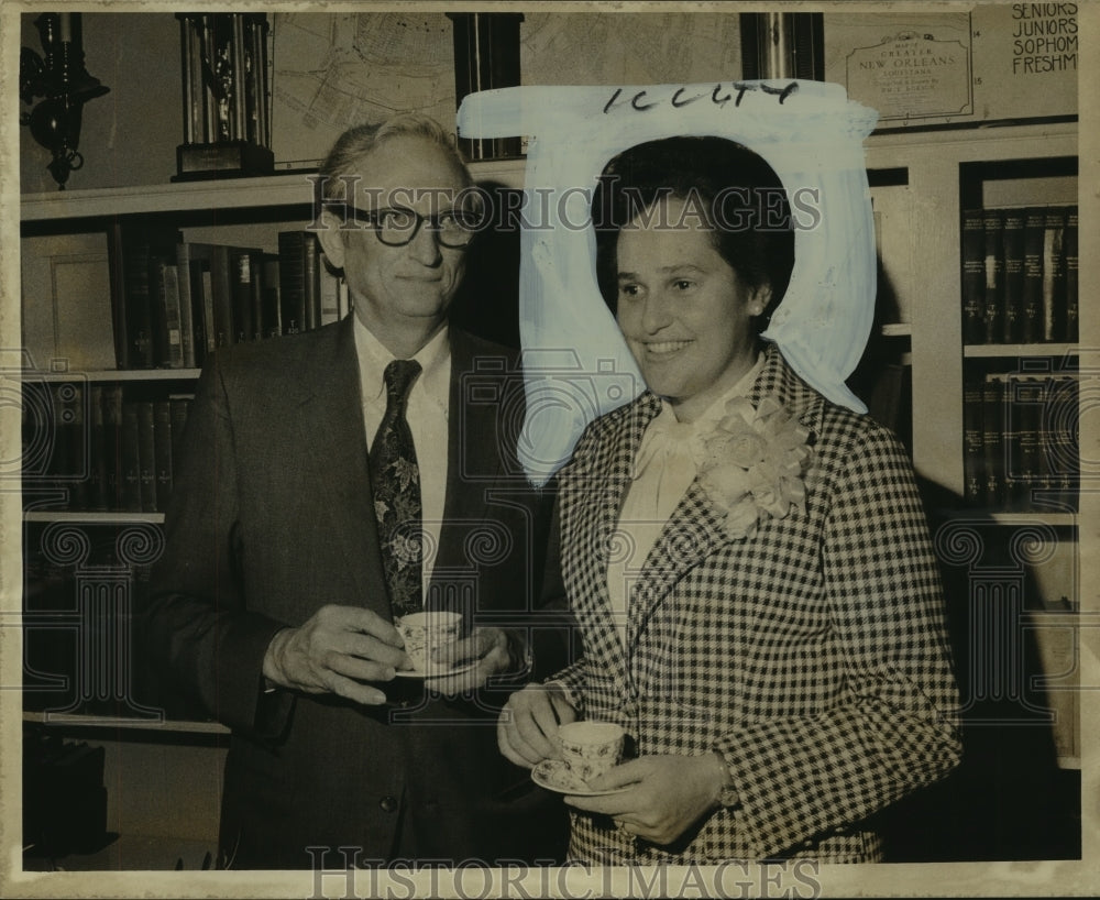 1972 Maria L Fernandez, headmistress of Louisie School for Girls - Historic Images