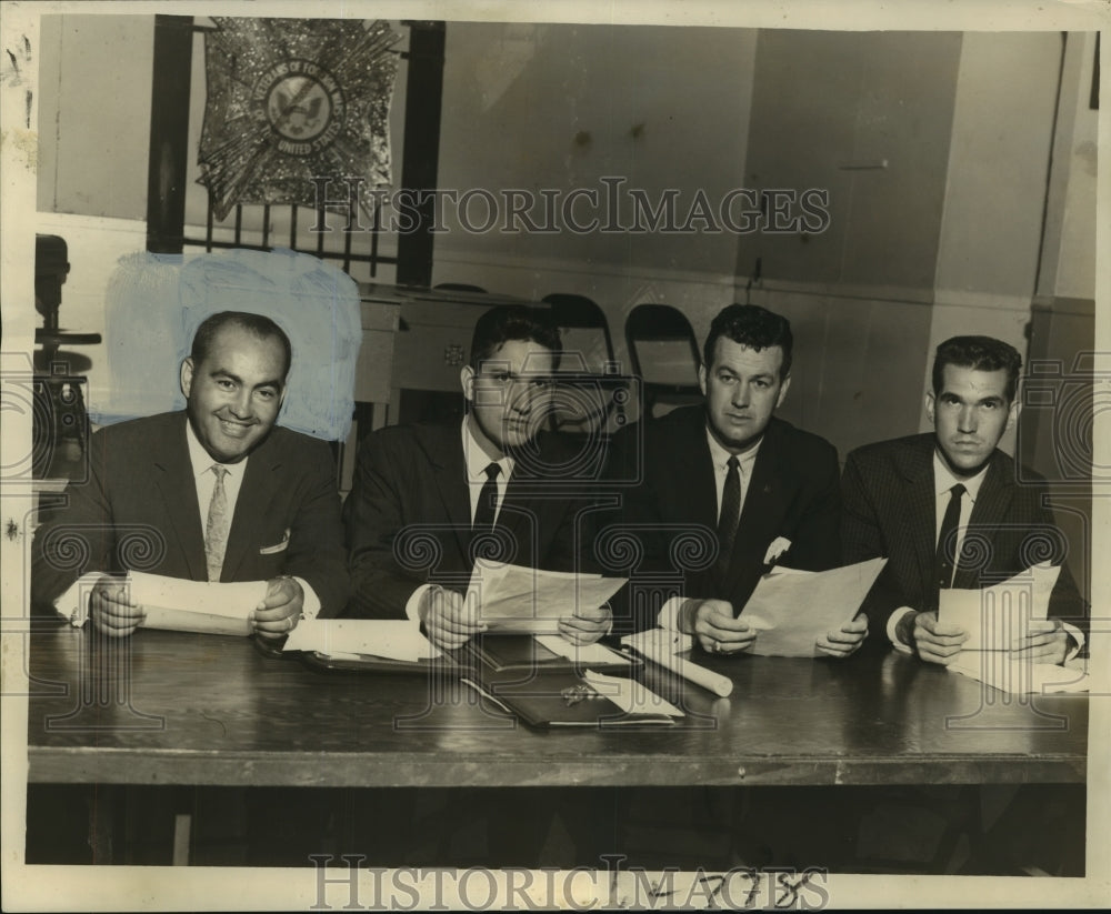 1961 Press Photo Independent Director Electors Association elected officers - Historic Images