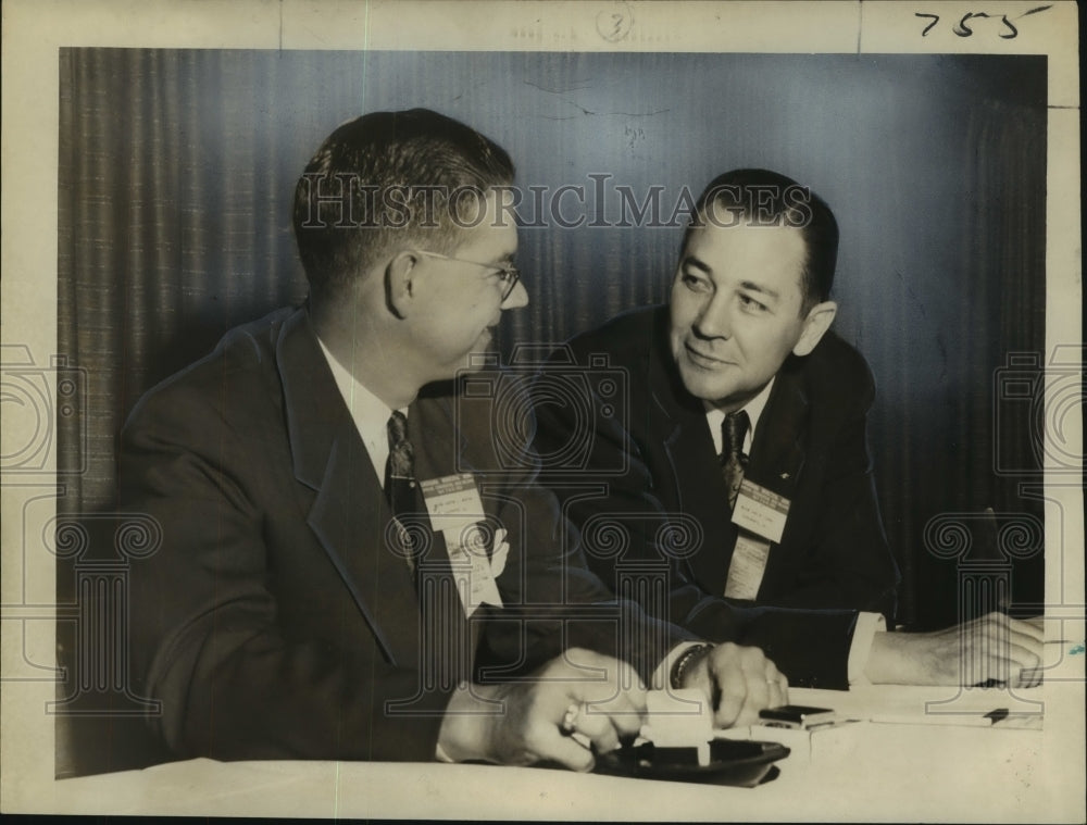 1953 Press Photo Mayors attending the Louisiana Municipal Association Convention - Historic Images