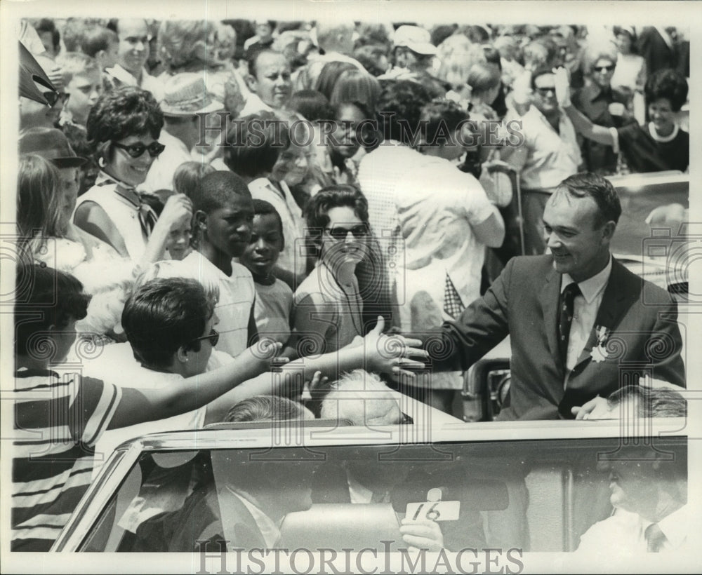 1969 Astronaut Michael Collins homecoming parade in New Orleans-Historic Images