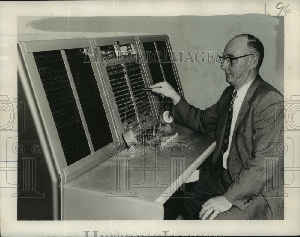 1957 Master Control Board in New Fire Alarm Headquarters - Historic Images