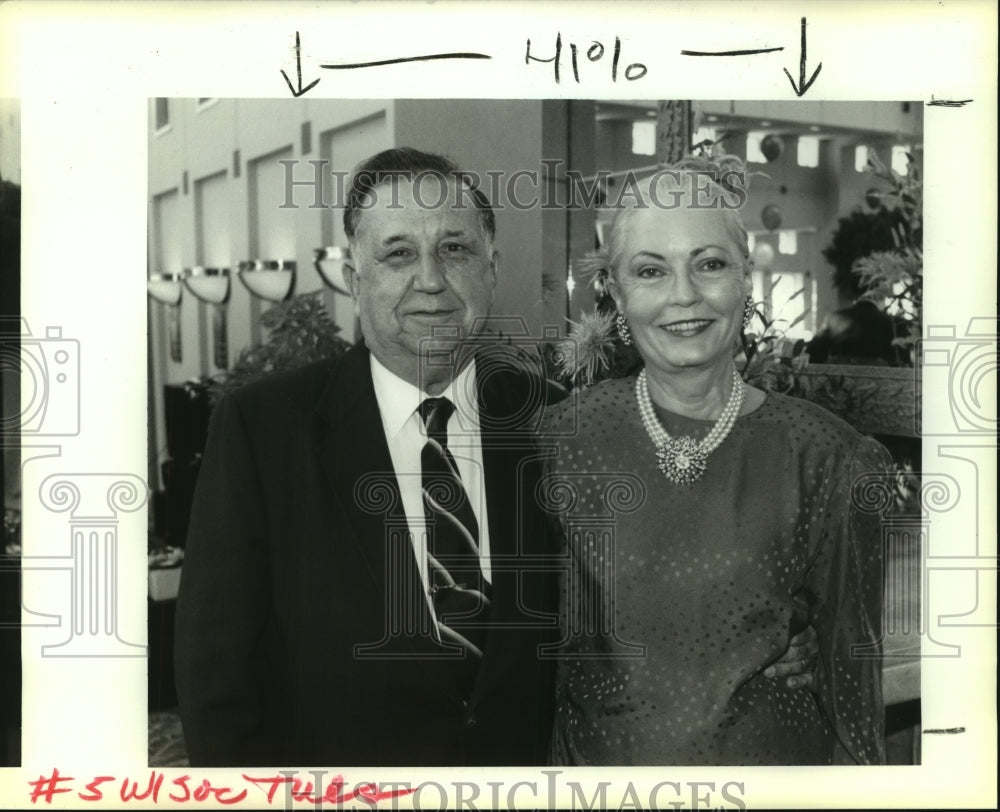 1991 Press Photo Freedom Foundation - Elizabeth Fennell and Crawford Fennell - Historic Images