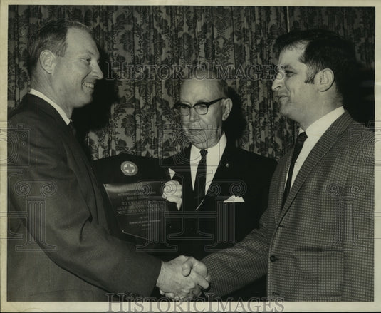 1969 Press Photo W.A. Fadaol and others at award presentation. - nob05503 - Historic Images