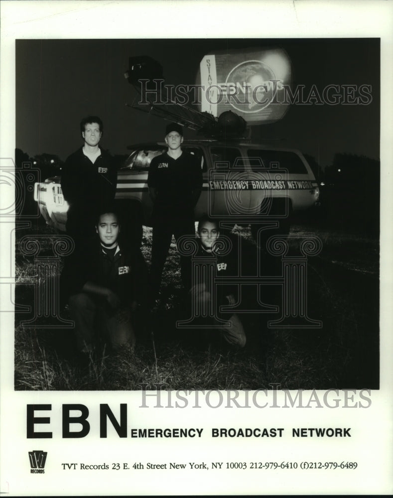 1955 Press Photo Emergency Broadcast Network crew - nob05730-Historic Images