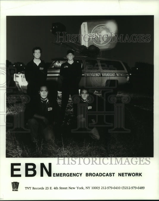 1955 Press Photo Emergency Broadcast Network crew - nob05730-Historic Images