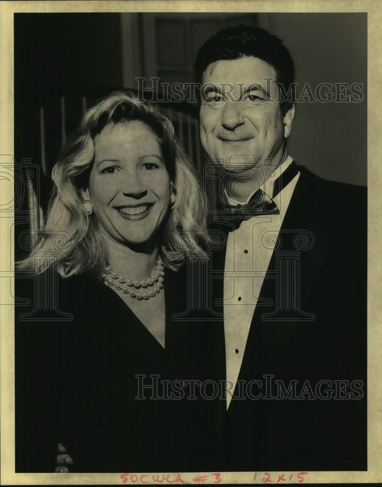 1994 Ron &amp; Sally Forman in formal wear- at Komen Fund Event - Historic Images