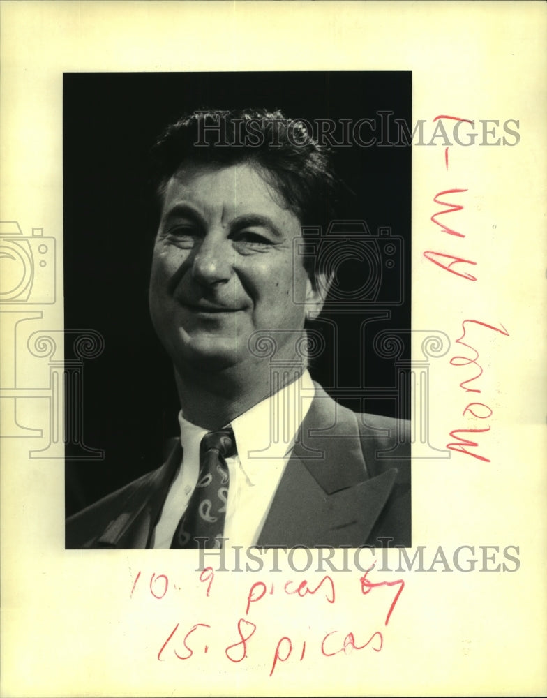 1992 Press Photo Ronald Forman, Vice Chairman of Board of Chamber of Commerce - Historic Images