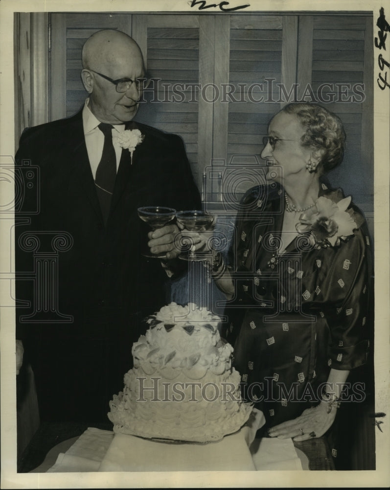 1960  Mr. and Mrs. Dudley C. Foley Sr&#39;s 50th wedding anniversary - Historic Images