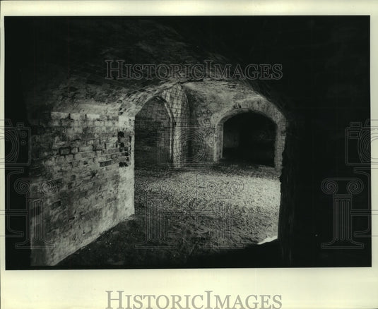 1978 Press Photo Interior view of Fort Macomb - nob06442 - Historic Images