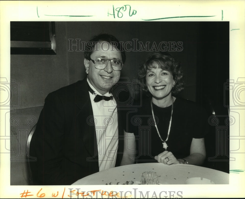 1991 Press Photo Hadassah annual party -  Israel and Sylvia Finger - Historic Images