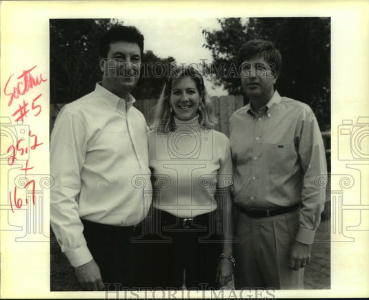 1994 Press Photo Ron & Sally Forman with other at LA Nature & Science Center. - Historic Images