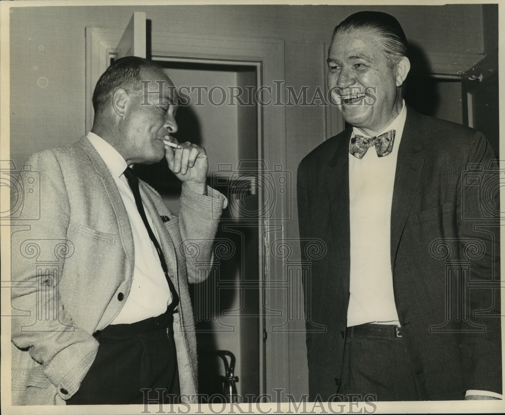 1964 Irving Diamond &amp; Percy Foreman at Roosevelt Hotel - Historic Images