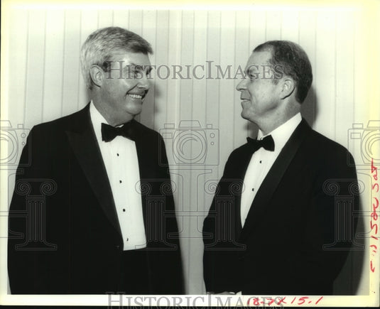 1993 Press Photo Bill Finegan & Allen Usry at Loyola Benefactors' Dinner - Historic Images