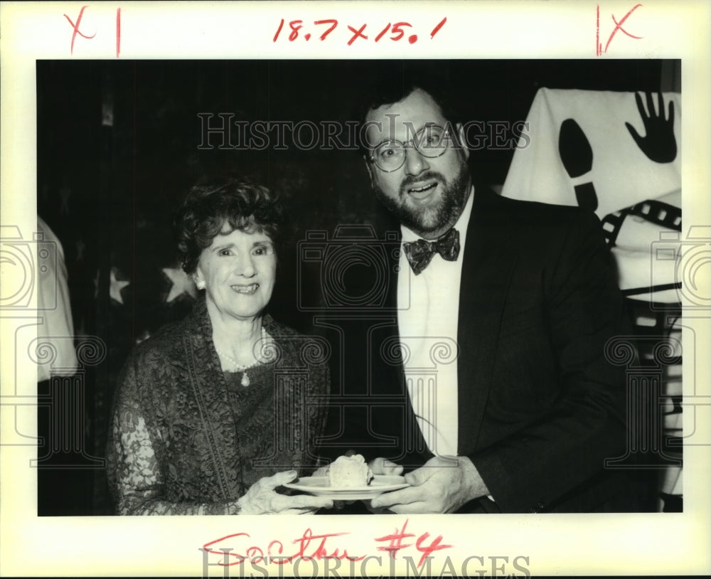 1994 Press Photo March of Dimes - Gladys Niles and Tom Fitzmorris - Historic Images