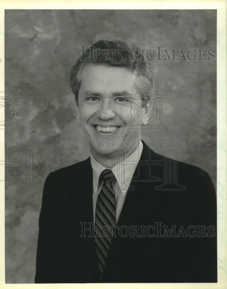 1986 Press Photo Robert B. Evans, Jr., Jefferson Parish Council chairman - Historic Images