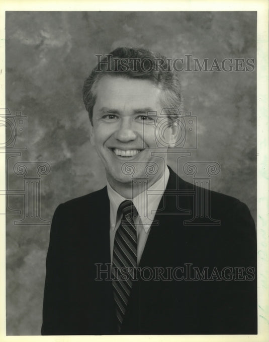 1986 Press Photo Robert B. Evans, Jr., Jefferson Parish Council chairman - Historic Images