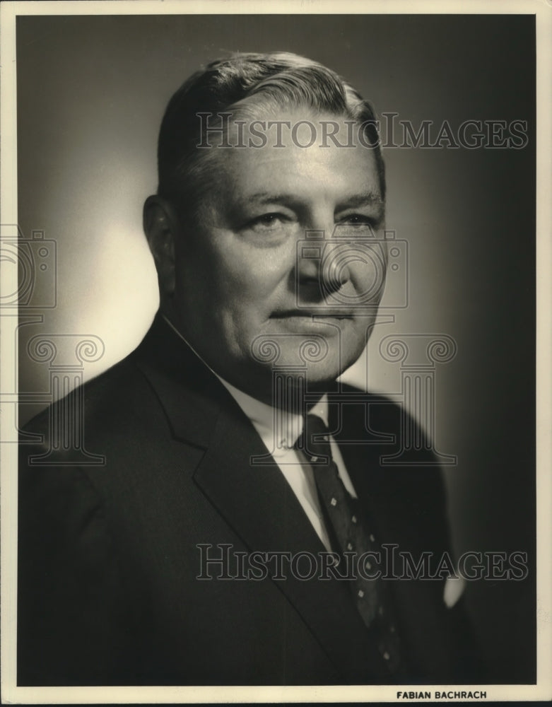 1961 Press Photo Brittin C. Eustin, President of Assoc. of Stock Exchange Firius - Historic Images