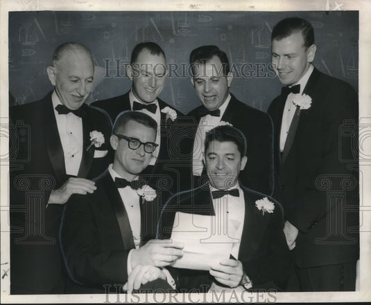 1960 Press Photo New Orleans Dental Association new officers at Lenfant's - Historic Images