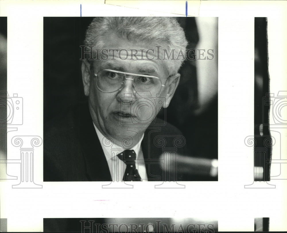 1992 Press Photo Bob Evans, chairman of the Jefferson Parish Council - nob07875 - Historic Images