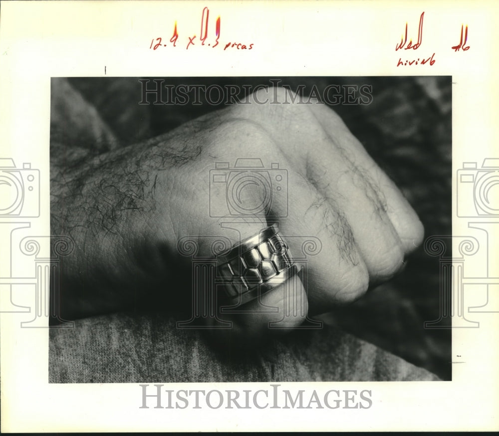 1990 Press Photo Mignot Faget rings - Historic Images