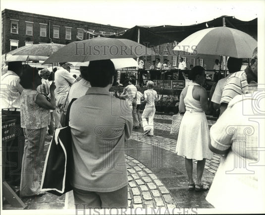 1978 Press Photo Band entertaining the crowd at the Italian Festival - nob08122 - Historic Images