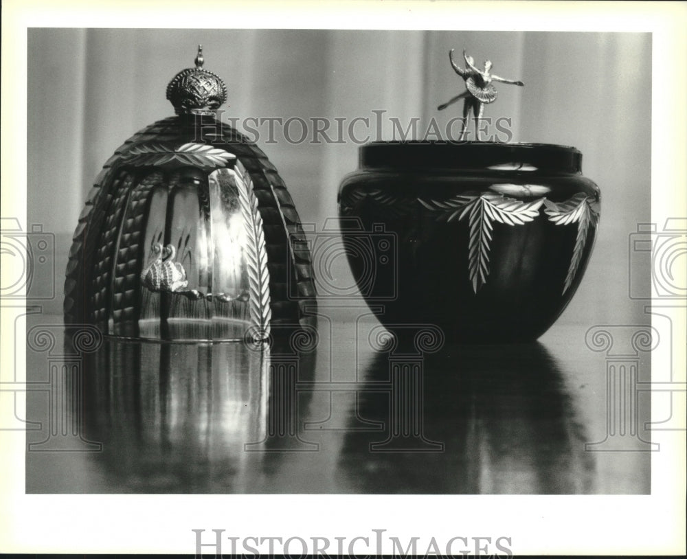 1994 Press Photo Faberge Eggs owned by Alice Newhouse - Historic Images