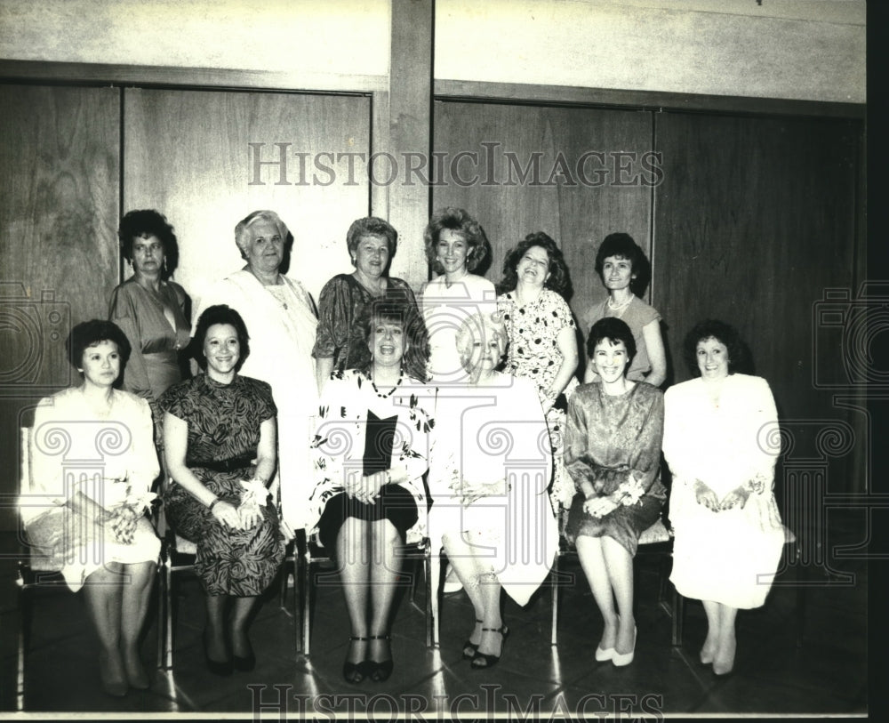 1988 Press Photo Terrytown 5th District Fire Department installed new officers. - Historic Images