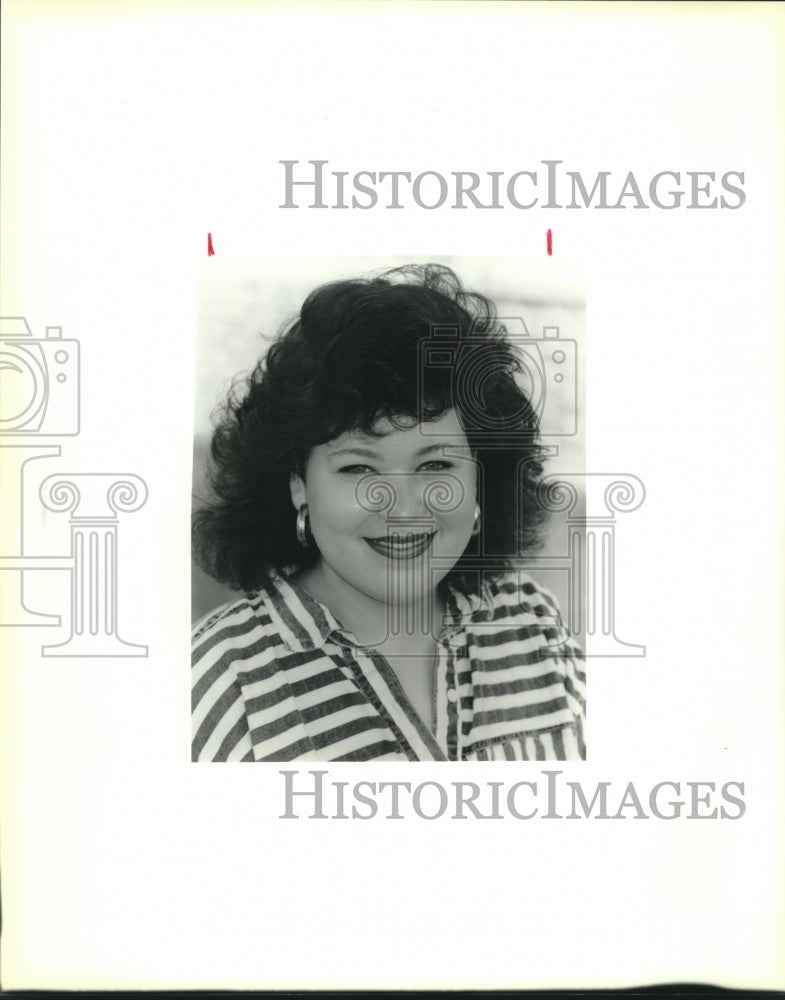 1990 Press Photo Rene Folse, Lutcher High School senior. - Historic Images