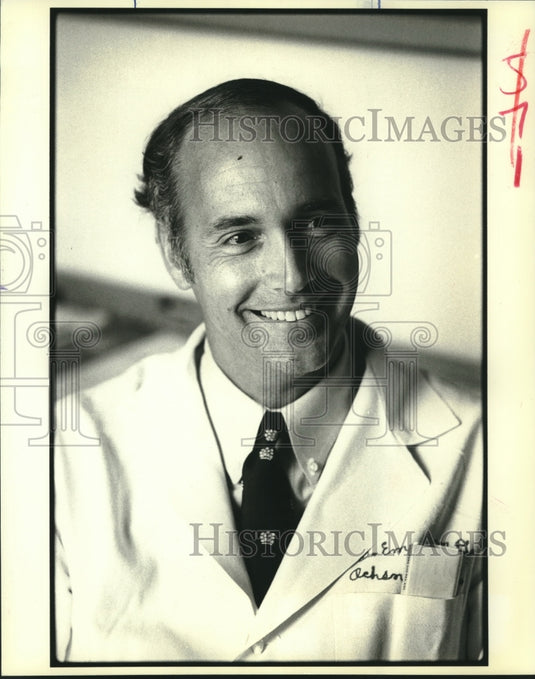 1989 Press Photo Dr. W. Brooks Emory, Achsner Clinic, New Orleans - Historic Images