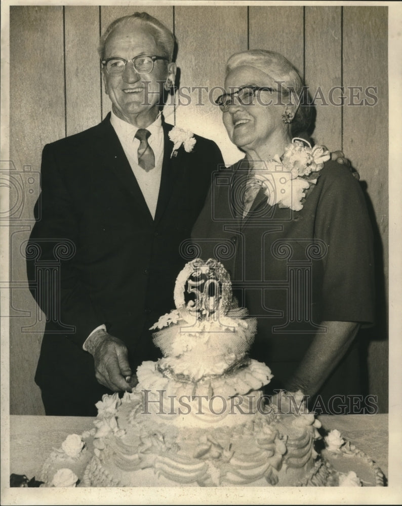 1969 Mr. &amp; Mrs. William Flanagan celebrates 50th wedding anniversary - Historic Images