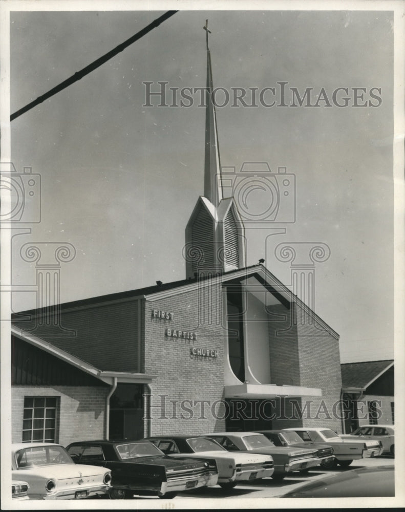 1967 Press Photo Dedication Day of First Baptist Church of Marrero - nob08708-Historic Images