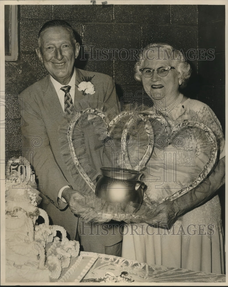 1964 Mr. and Mrs. William Felger Celebrate Their 50th Anniversary - Historic Images