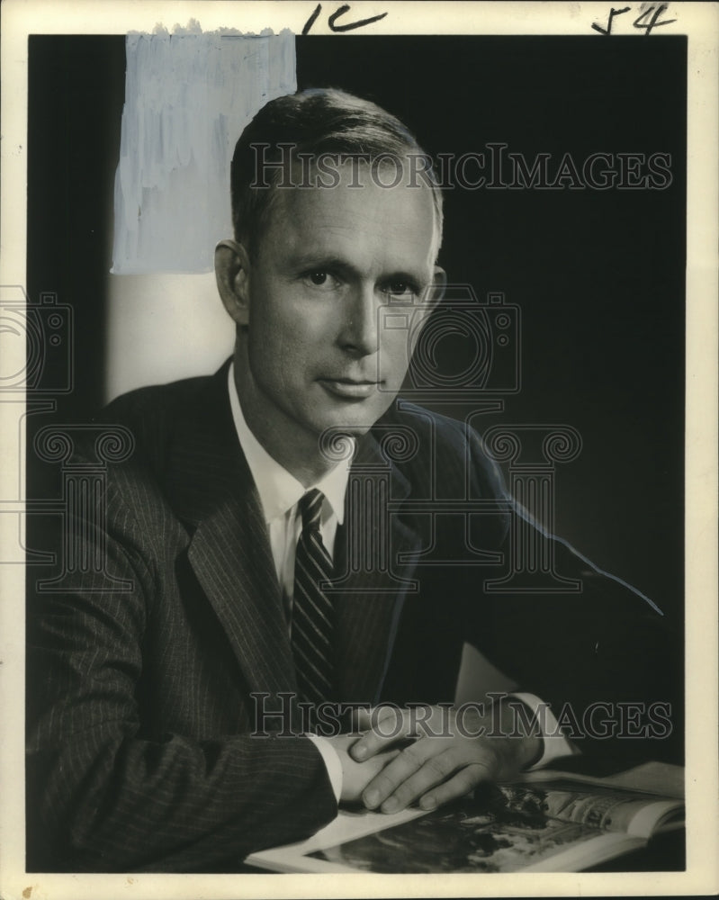 1959 Press Photo J. H. Felker, Assistant Chief Engineer, AT&amp;T Company, New York - Historic Images