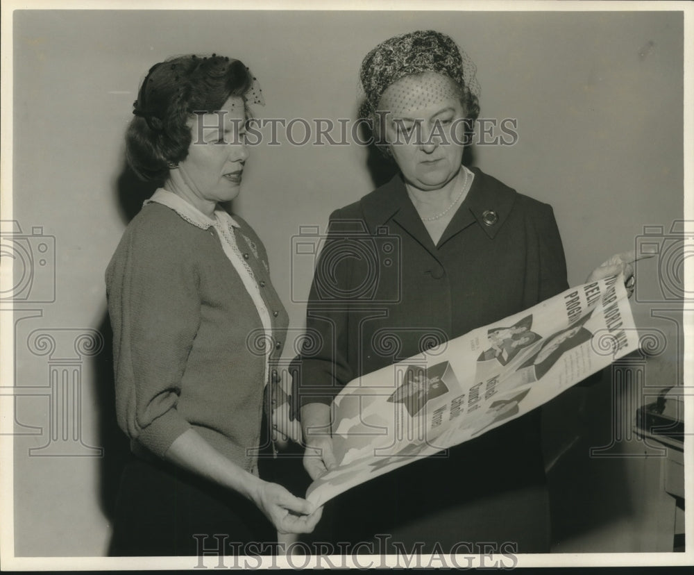 1961 Press Photo Mrs. Bert Flanders Jr. of National Council of Catholic Women - Historic Images