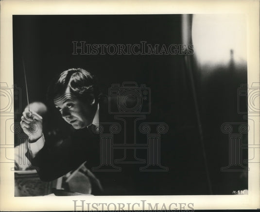 1981 Press Photo Philippe Entremont conducts an orchestra. - nob09223 - Historic Images