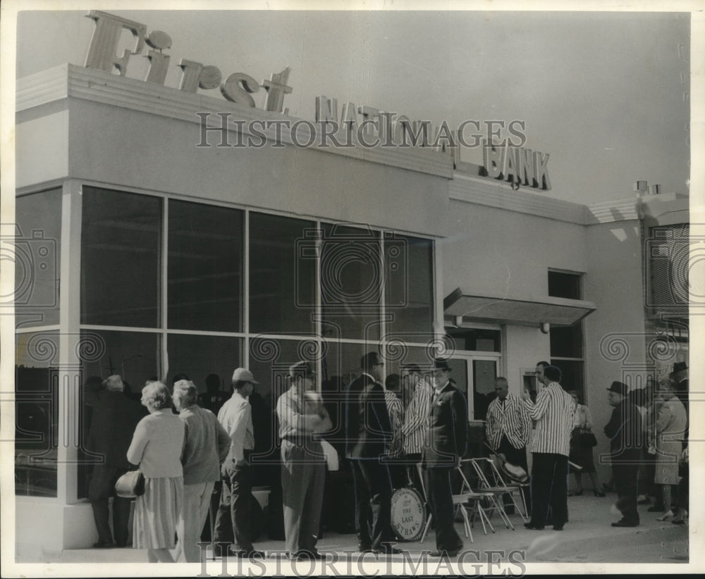 1964 Press Photo Dedication ceremonies, First National Bank, Marrero - Historic Images