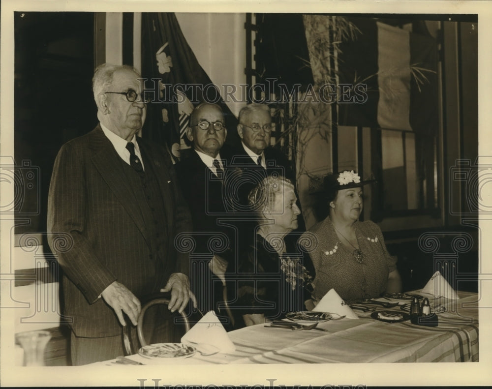 1940 Press Photo Auxiliary of the Ancient Order of Hibernians officers - Historic Images