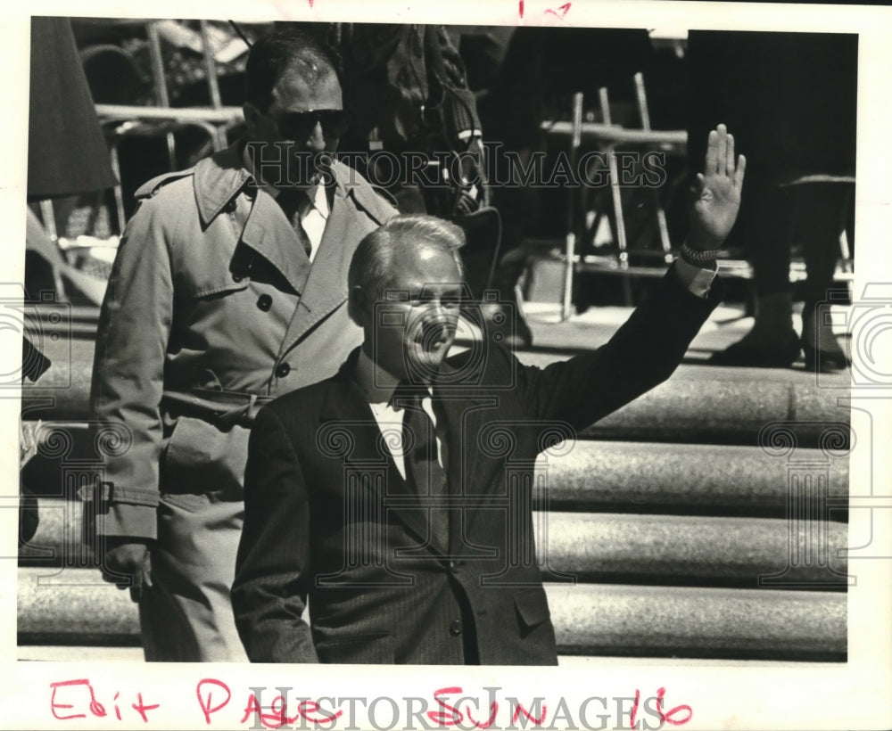 1988 Press Photo Governor Edwin Edward - Historic Images