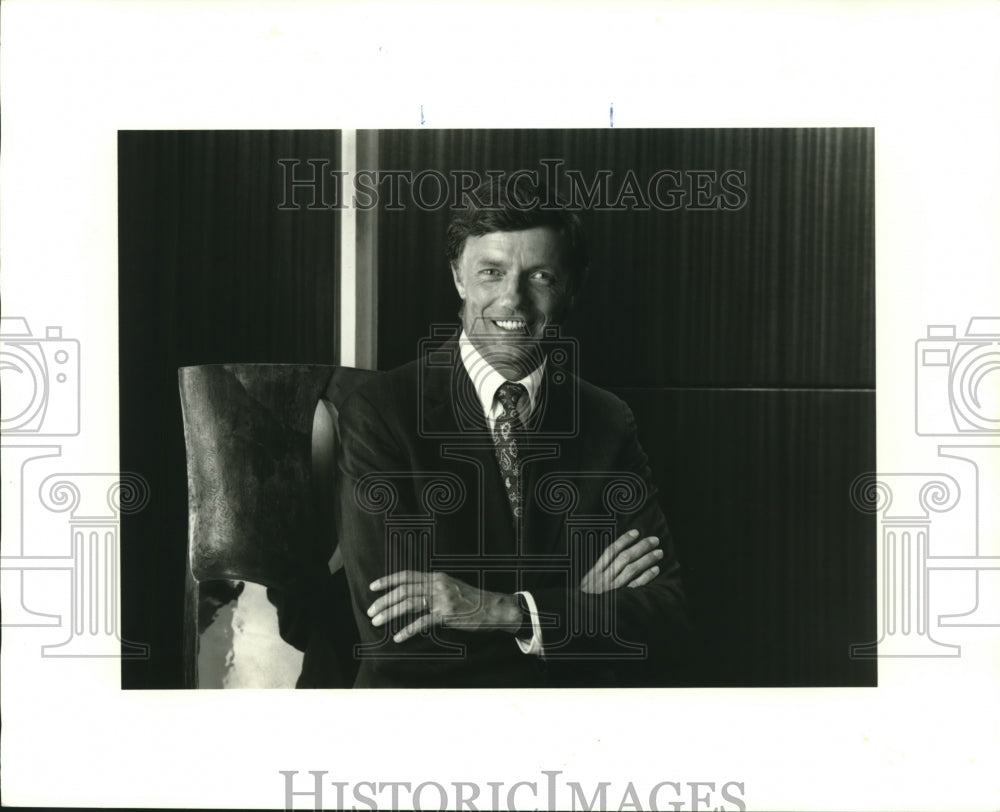 1994 Press Photo Jon Fossel, CEO, Oppenheimer Managent Corporation - Historic Images