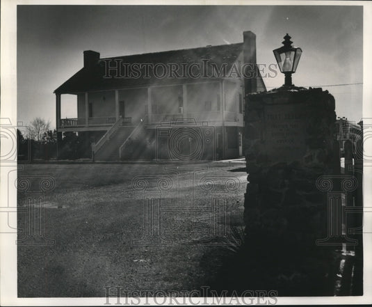 1963 Press Photo Restored Officers Quarters of Fort Jesup, Louisiana - nob09800 - Historic Images
