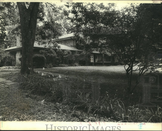 1982 Press Photo Betty Carters Home "Feliciana" Known For Social Agenda - Historic Images