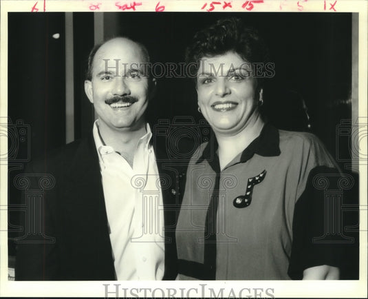 1994 Press Photo Greg Keightley and Anne Francis - Historic Images